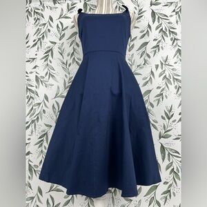 Elegant Navy Blue Dress